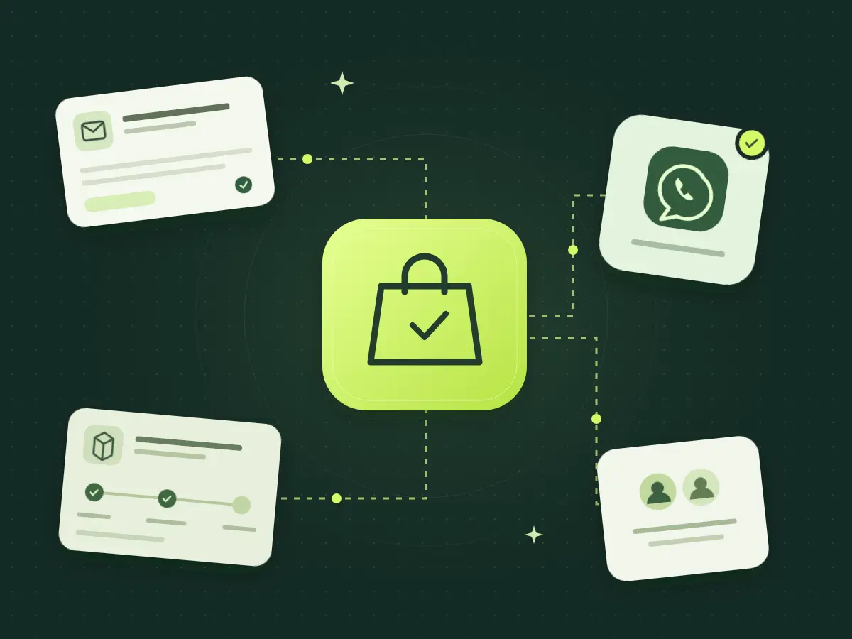 Una tienda online conectada con campañas de correo, avisos de WhatsApp y atención al cliente